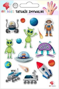 shumee Začasne vesoljske tetovaže za otroke