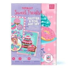 shumee Komplet za umetniško ustvarjanje s piškoti in bleščicami