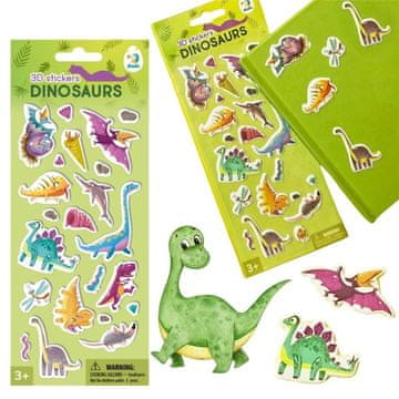 shumee 3D nalepke z dinozavri