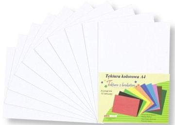 shumee A4 gladek bleščeč karton bele barve, 10 kosov