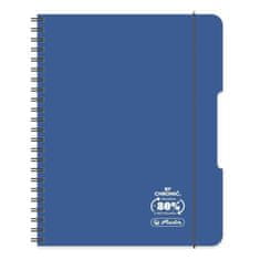 shumee Spiralni zvezek A5/80K kvadratni Ocean (2 kosa)