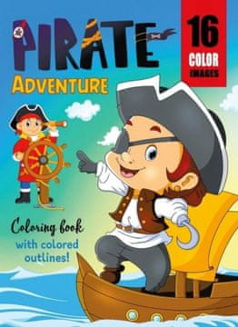 shumee Pobarvanka A4 16 slik Piratska pustolovščina