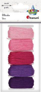 shumee Nitka 10 m roza odtenek 5 barv