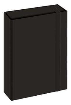 shumee Mapa z elastiko A4 v škatlo, črna