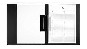 shumee Osebna mapa za spise (črno-bela) črna