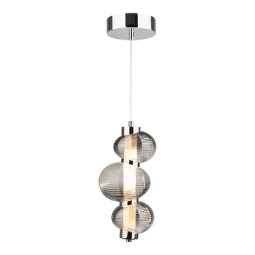Milagro Viseča svetilka Milagro BOLLA SMOKED, 12 W LED