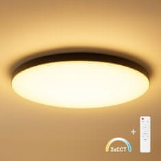 shumee SIENA LED STROPNA SVETILKA ČRNA MILAGRO ML1834