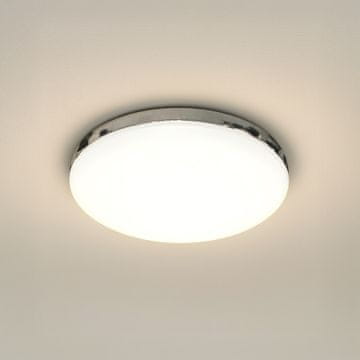 Milagro Stropna svetilka MAYA Chrome 10 W LED Ø260