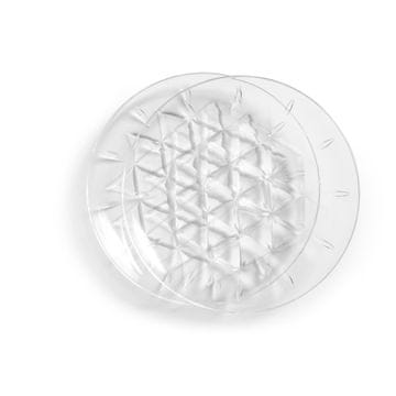 shumee Komplet krožnikov za piknik Sagaform, 2 kosa, prozoren akril, premer 26 cm