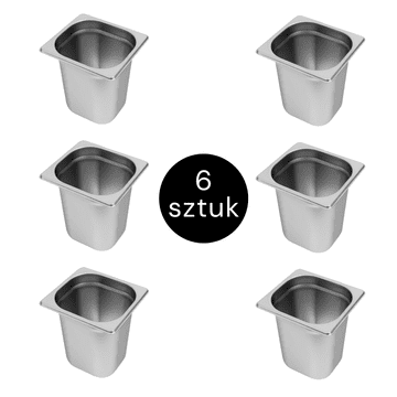 shumee GN posoda Mega-M 1/6 176x162x200 (komplet 6 kosov) N