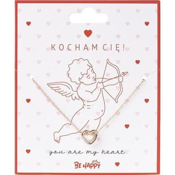 shumee Verižica z obeskom v obliki srca