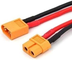 YUNIQUE GREEN-CLEAN 2 dela XT60 moško-ženski kabel 30cm 14AWG silikon + 2 para XT60 moški/ženski konektorji za RC Lipo FPV dron baterije