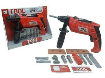 shumee Baterijski vrtalnik z vijčanim kompletom