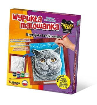 shumee Pobarvanka vzgojenih mačk - Britanska kratkodlaka mačka