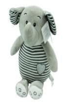 shumee Plišasta igrača slon s črtastimi motivi, 26 cm