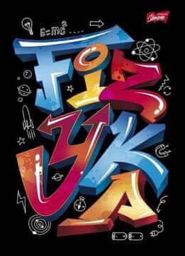 shumee Zvezek A5/60K, z mrežo, fizika, s seznamom goljufij (10 kosov)