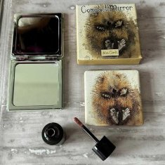 shumee Ogledalo v škatli Ježek na hrbtni strani