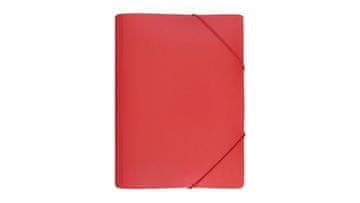 shumee Široka rdeča mapa z elastiko