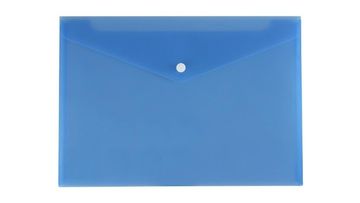 shumee Mapa za kuverte A4, modra saten