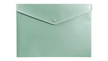 shumee Mapa za kuverte A4 PP, morandi zelena