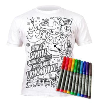 shumee Majica z motivom vilinov 5-6, ki jo je mogoče prebarvati