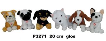 shumee Pes z glasom 20 cm MIX