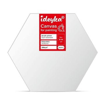 shumee Slikarsko platno na šesterokotnem okvirju za naramnice 39 cm