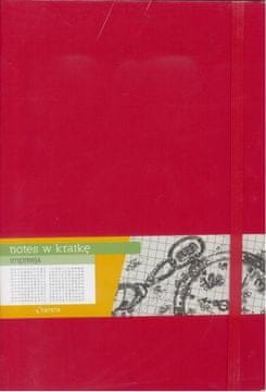 shumee Zvezek B5 Mreža Impression Red ANTRA