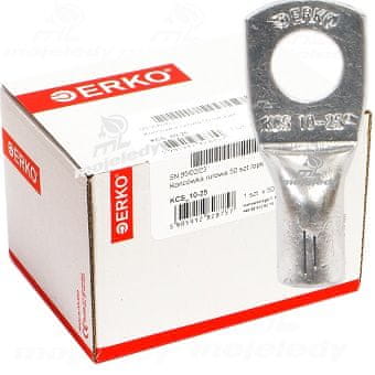 shumee KCS CU 25mm M10 cevni konektor z očesci 50 kosov ERKO