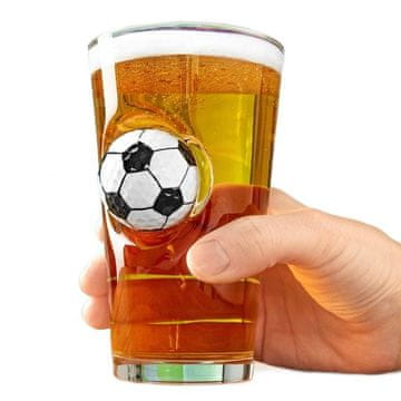 shumee STEKLENI NOGOMETNI KOZAREC ZA NAVIJAŠKE NOGOMETE, NAVIJAŠKE PIVO IN PIJAČE