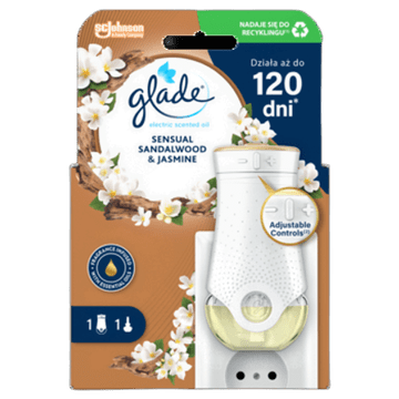 shumee Glade Sensual električni osvežilec zraka z vonjem sandalovine in jasmina 20 ml