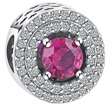 shumee Obeske srebrni rdeči kristalni cirkoni rdeči kubični cirkonij SREBRO 925