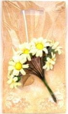 shumee Krem marjetice iz blaga 2 cm, 12 kosov