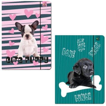 shumee Mapa A4 z elastiko Best Friend Dogs