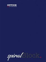 shumee Spiralni zvezek A5/80K temno modre barve (5 kosov)