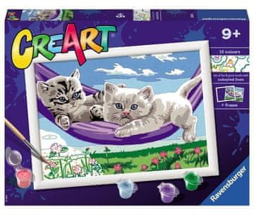 shumee CreArt za otroke: Muce v viseči mreži