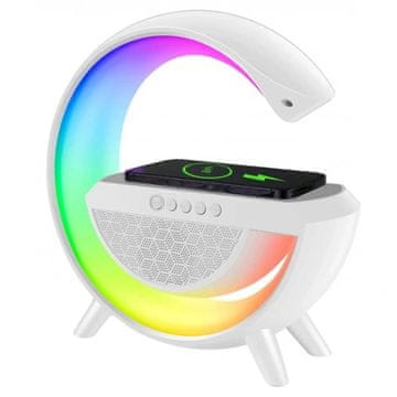 SPYpro LED svetilka s skrito Wi-Fi kamero, bluetooth zvočnikom in brezžičnim polnilnikom