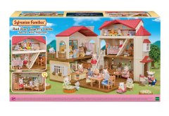 Sylvanian Families Enonadstropna hiša z rdečo streho in lučmi, nova
