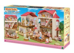 Sylvanian Families Enonadstropna hiša z rdečo streho in lučmi, nova