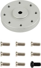 YUNIQUE GREEN-CLEAN 2 kosa kovinskih diskovnih ročic za RC Servo 60KG/80KG/150KG | Združljivi Futaba, MG995, MG996 | Za robote, avtomobile, letala, radijsko vodene modele