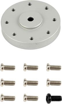 YUNIQUE GREEN-CLEAN 2 kosa kovinskih diskovnih ročic za RC Servo 60KG/80KG/150KG | Združljivi Futaba, MG995, MG996 | Za robote, avtomobile, letala, radijsko vodene modele