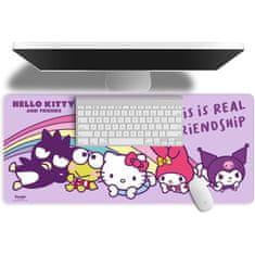 HELLO KITTY Hello Kitty Kuromi Velika podloga za mizo, protizdrsna podloga za tipkovnico za otroke, 80x35 cm