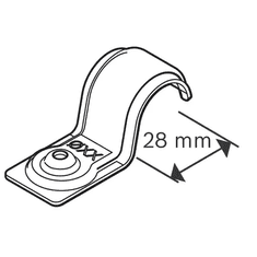 BOSCH Professional PRO EMS-28 kovinska kabelska prijemka, 200 kosov (1600A03C2D)