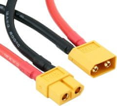 YUNIQUE GREEN-CLEAN 2 kosa XT60 Series 2 Lipo adapter kabel s 4 pari XT60 priključka, napetostni pospešek, M/F konektor, specifičen za dinamično modeliranje, silikon, plastika
