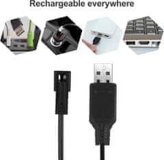 YUNIQUE GREEN-CLEAN 2 PC USB polnilec, 3,7V RC kabli za polnilce za NiCd/NiMH/LiPo baterije s SM-2P vtičem, združljivi z RC avtomobili in FPV droni