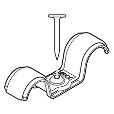 BOSCH Professional PRO EMD-6 kovinska kabelska prijemka, 100 kosov (1600A03C2G)