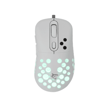 White Shark Miška GM-5013 AZRAEL / 12.800 DPI - Bela