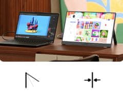 Arzopa Z1FC prenosni monitor 41cm (16,1), FHD, IPS, 144Hz, mHDMI, USB-C, zvočniki, ovitek (Z1FC-GREY)