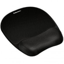 Fellowes Podloga za miško in zapestje / 230 mm x 20 mm x 220 mm/ tkanina/ spominska pena/ črna