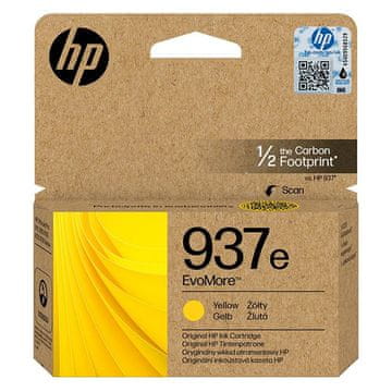 HP 937e EvoMore Original Ink kartuša, rumena (4S6W8NE#CE1)